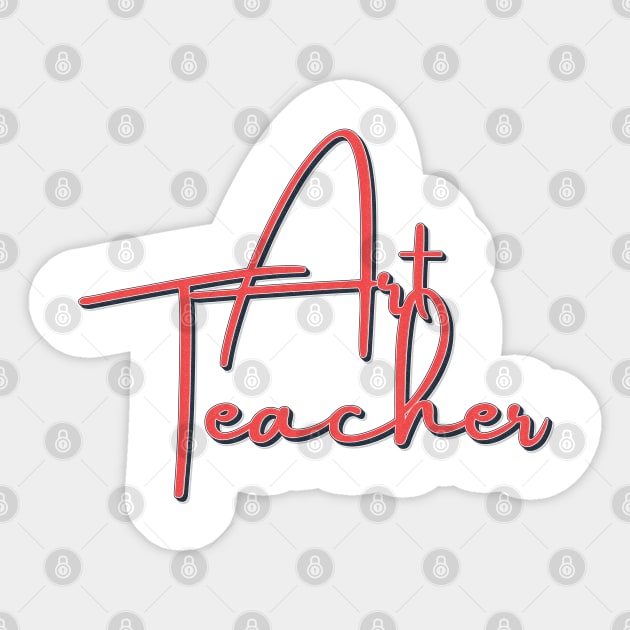 Art Teacher Sticker by lumenoire